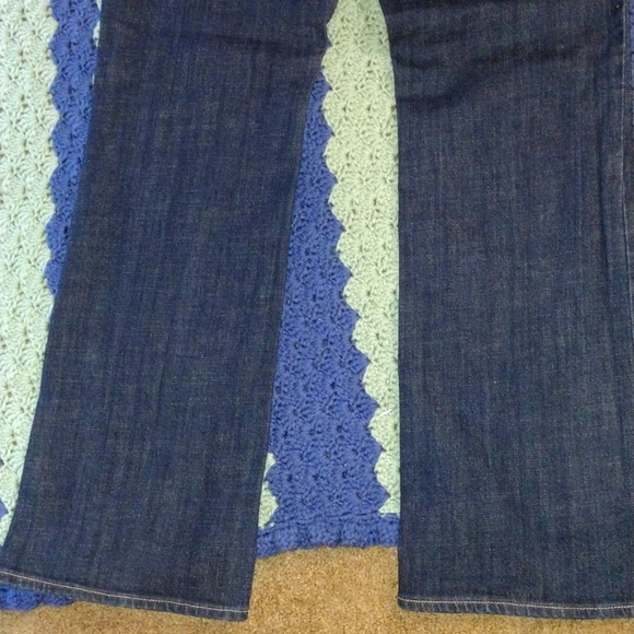 J. Crew Men's Stretch Bootcut Blue Jeans Size 32R Like New Condition - Picture 7 of 7